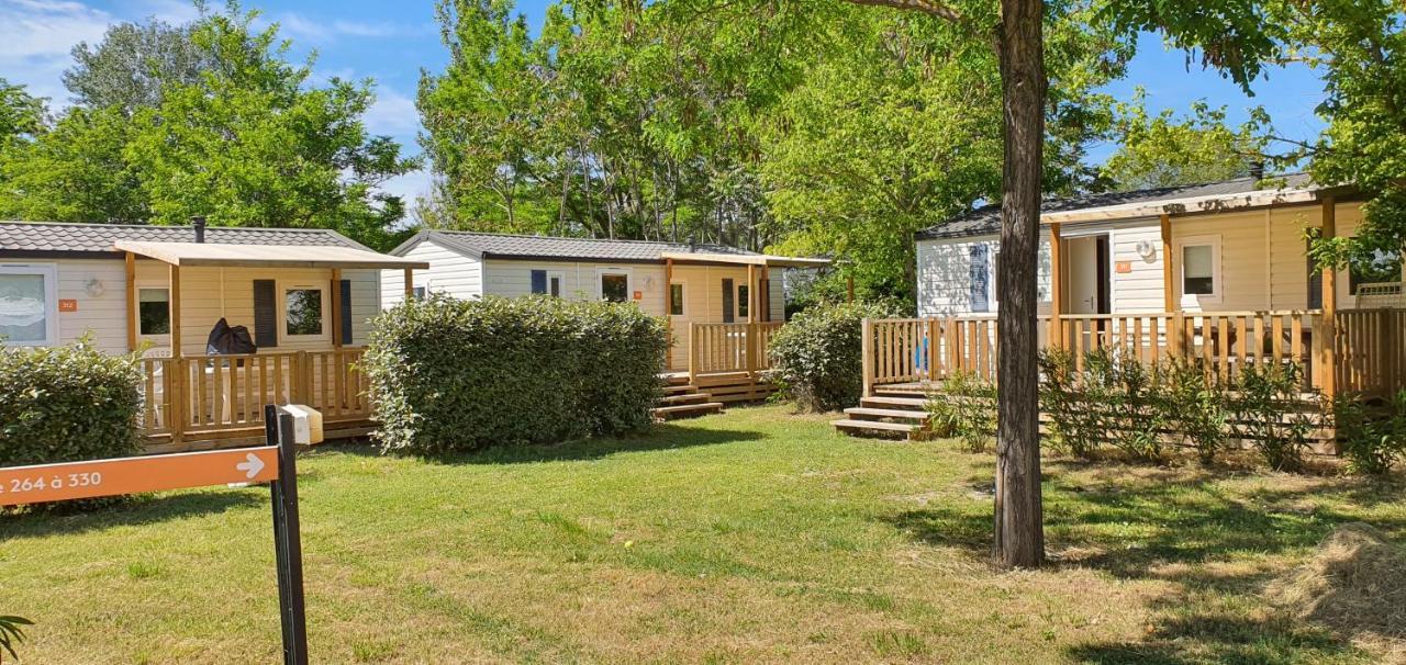 Mobil Home Climatise 6 Personnes 라 로크 당 테롱 외부 사진