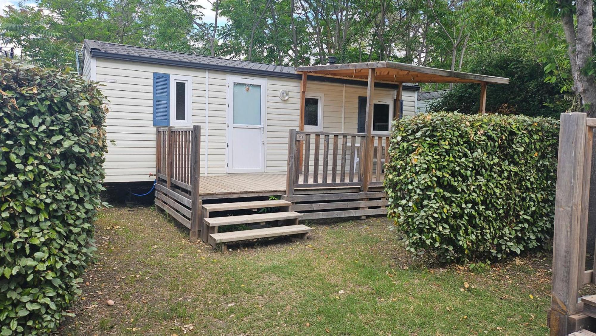 Mobil Home Climatise 6 Personnes 라 로크 당 테롱 외부 사진